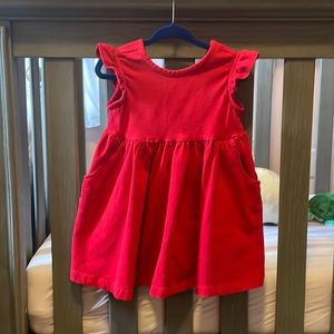 Hanna Andersson red dress EUC